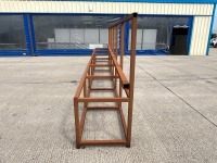 APPROX. 6500mm x 750mm x 1770mm METAL WORK BENCH FRAME - 5