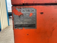 APPROX. 4ft x 2ft MOBILE METAL TOOL VAULT - 8