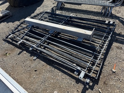 3No. ASSORTED METAL RAILINGS & POST