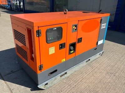 ATLAS COPCO QES30 30 KVA DIESEL SILENT GENERATOR