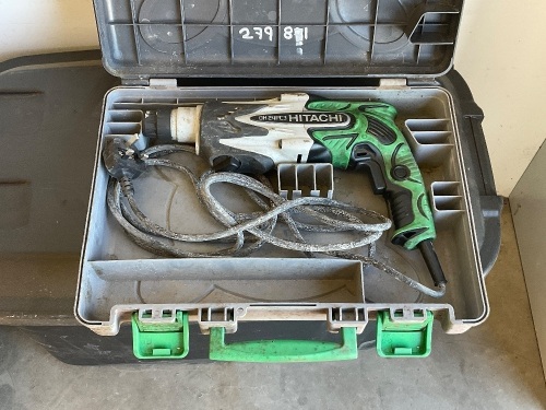 HITACHI DH24PC3 240v HAMMER DRILL & CASE