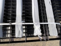 APPROX 20No. UNUSED FENCING PANELS & 21No. POSTS & FIXINGS (BLACK) - 2