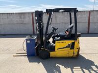 HYUNDAI 15BTR-9 1.5 TON 3 WHEELED BATTERY FORKLIFT - 2