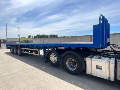 MONTRACON  45ft TRI AXLE FLATBED TRAILER ON AIR