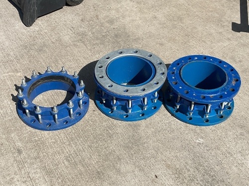 UNUSED 200mm METAL WATER FITTINGS