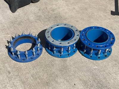UNUSED 200mm METAL WATER FITTINGS