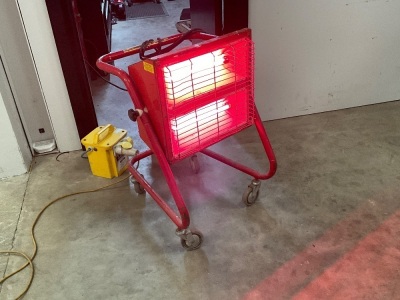 QUARTZ 110v MOBILE INFRARED HEATER 