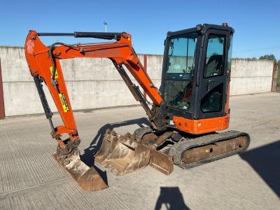 HITACHI ZX26U-6CR 2.7 TON MINI DIGGER