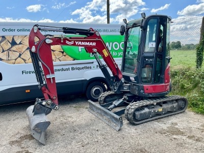 YANMAR VIO26-6 2.6 TON ZERO TAIL MINI DIGGER