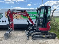 YANMAR VIO26-6 2.6 TON ZERO TAIL MINI DIGGER - 2