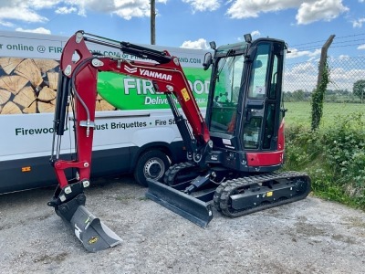 YANMAR VIO26-6 2.6 TON ZERO TAIL MINI DIGGER