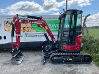 YANMAR VIO26-6 2.6 TON ZERO TAIL MINI DIGGER - 2