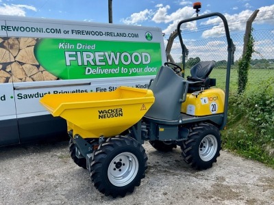 UNUSED WACKER NEUSON D01-04 1 TON HIGH TIP DUMPER