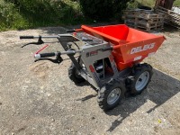 UNUSED DELEKS MD400 4WD WALK BEHIND PETROL MUCK TRUCK BARROW - 4