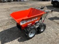 UNUSED DELEKS MD400 4WD WALK BEHIND PETROL MUCK TRUCK BARROW - 8