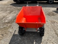 UNUSED DELEKS MD400 4WD WALK BEHIND PETROL MUCK TRUCK BARROW - 9