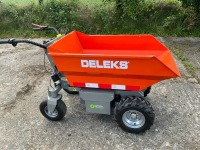 UNUSED DELEKS XE500-H LITION BATTERY POWERED MUCK TRUCK BARROW - 2