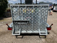UNUSED TEMERAD 8.5ft x 5ft 2700KGS TWIN AXLE PLANT TRAILER & UNUSED DGM ET10 1 TON MINI DIGGER - 6