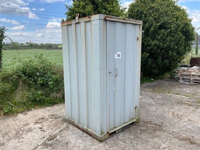 APPROX. 4ft x 4ft UNUSED ANTI VANDAL MAINS SITE TOILET