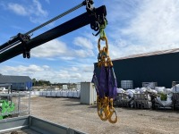 UNUSED NUGENT 12ft x 6.6ft 3500KGS TWIN AXLE DROPSIDE CRANE TRAILER - 8