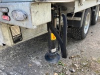 UNUSED NUGENT 12ft x 6.6ft 3500KGS TWIN AXLE DROPSIDE CRANE TRAILER - 12