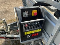 UNUSED NUGENT 12ft x 6.6ft 3500KGS TWIN AXLE DROPSIDE CRANE TRAILER - 15