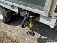 UNUSED NUGENT 12ft x 6.6ft 3500KGS TWIN AXLE DROPSIDE CRANE TRAILER - 18