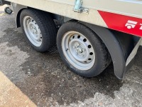 UNUSED TEMERAD 11.9ft x 5.5ft 3500KGS TWIN AXLE 3 WAY DROPSIDE TIPPING TRAILER - 6