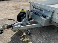 UNUSED TEMERAD 11.9ft x 5.5ft 3500KGS TWIN AXLE 3 WAY DROPSIDE TIPPING TRAILER - 9