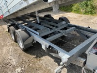 UNUSED TEMERAD 11.9ft x 5.5ft 3500KGS TWIN AXLE 3 WAY DROPSIDE TIPPING TRAILER - 16