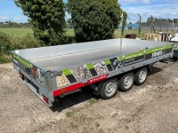 UNUSED TEMERAD 13.2ft x 6.5ft 3500KGS TRI AXLE 3 WAY TIPPING TRAILER - 3