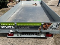 UNUSED TEMERAD 13.2ft x 6.5ft 3500KGS TRI AXLE 3 WAY TIPPING TRAILER - 4