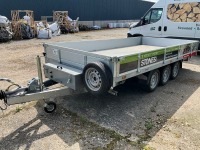UNUSED TEMERAD 13.2ft x 6.5ft 3500KGS TRI AXLE 3 WAY TIPPING TRAILER - 8