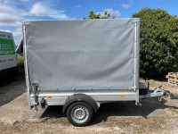 UNUSED HUMBAUR 8.6ft x 4.6ft 1300KGS SINGLE AXLE BOX TRAILER - 3