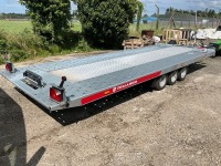 UNUSED TEMERAD 20ft x 6.9ft 3500KGS TRI AXLE TILT BED TRANSPORTER TRAILER - 7