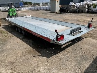 UNUSED TEMERAD 20ft x 6.9ft 3500KGS TRI AXLE TILT BED TRANSPORTER TRAILER - 9