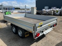 UNUSED HAMBAUR 10ft x 7.1ft 3500KGS TWIN AXLE DROPSIDE TRAILER - 5