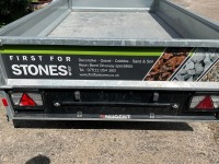 UNUSED NUGENT 10.4ft x 6.3ft 3500KGS TWIN AXLE DROPSIDE TIPPING TRAILER - 4