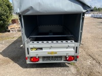 UNUSED HUMBAUR 8.6ft x 4.6ft 1300KGS SINGLE AXLE BOX TRAILER - 5