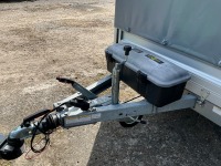 UNUSED HUMBAUR 8.6ft x 4.6ft 1300KGS SINGLE AXLE BOX TRAILER - 13