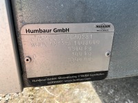 UNUSED HUMBAUR 8.6ft x 4.6ft 1300KGS SINGLE AXLE BOX TRAILER - 15