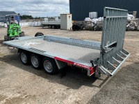 UNUSED TEMERAD 13.1ft x 6ft 3500KGS TRI AXLE PLANT TRAILER - 5