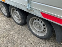 UNUSED TEMERAD 16.6ft x 6.8ft 3500KGS TRI AXLE TILT BED DROPSIDE TRAILER - 8