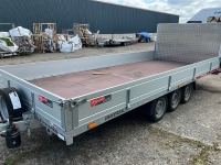 UNUSED TEMERAD 16.6ft x 6.8ft 3500KGS TRI AXLE TILT BED DROPSIDE TRAILER - 9
