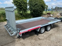 UNUSED TEMERAD 13.1ft x 6ft 3500KGS TWIN AXLE PLANT TRAILER - 3