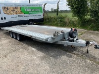 UNUSED PRG 18ft x 6.6ft 3500KGS TRI AXLE TILT BED TRANSPORTER