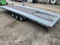 UNUSED PRG 18ft x 6.6ft 3500KGS TRI AXLE TILT BED TRANSPORTER - 6