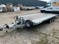 UNUSED PRG 18ft x 6.6ft 3500KGS TRI AXLE TILT BED TRANSPORTER - 8