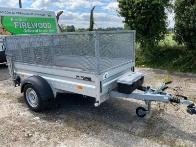 UNUSED HUMBAUR 8.5ft x 4.6ft 1300KGS SINGLE AXLE TRAILER