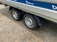 UNUSED DEBON 12ft x 6.1ft 3500KGS TWIN AXLE 3 WAY DROPSIDE TIPPING TRAILER - 6